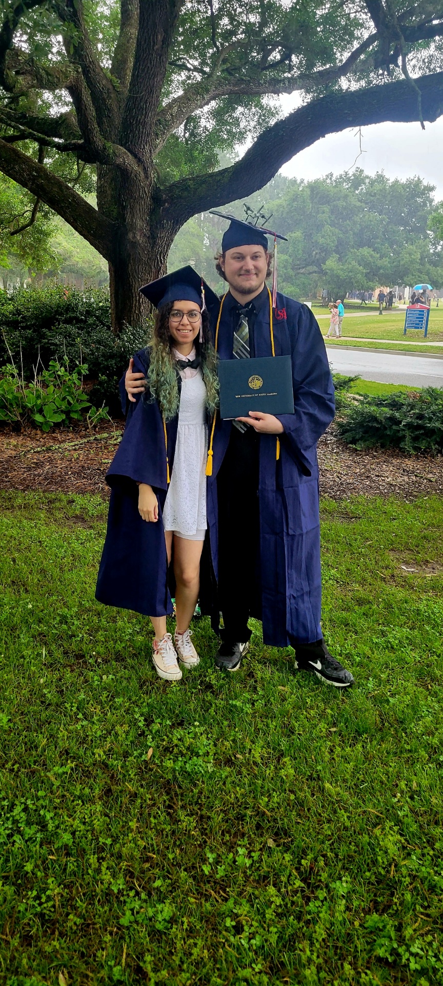 Da'Vanah and Jacob graduation photo.